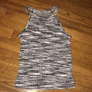 Grey heathered halter top